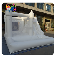 Maison gonflable commerciale moderne tout-en-un en PVC avec fosse à balles Combo gonflable Maison de château et toboggan
