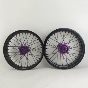 カスタムカラーアルミ合金電気ダートバイクスーパーモトホイールセットフィットSur Ronタラリアホイール用 - Product Image 5