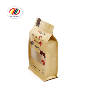 工場直送 中国製 印刷済み 角底 ジッパー付き クラフト紙 プラスチックバッグ リサイクル可能 生分解性 耐久性 食品 ペットフード用 - Product Image 6