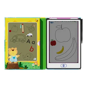 Nouveautés personnalisé 8.5 pouces enfants début éducatif Transparent traçage livre créatif multicolore Lcd tablette d'écriture