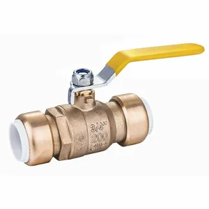 Normal Temperature Ball Valve Copper General 3 Years Manual Brass Body Water, Oil PEX, CPVC WOG 200PSI 1/2"-1" CN;ZHE Texoon