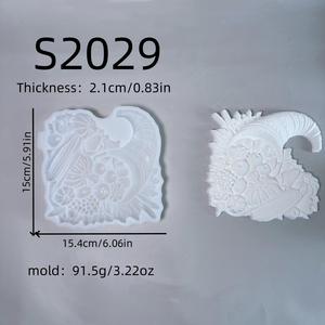 Moule en silicone pour décoration murale de récolte de fruits et légumes M54001, en plâtre et ciment - Product Image 6