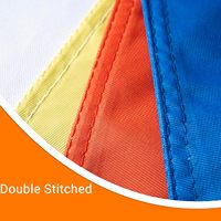 Drapeaux personnalisés double face en polyester 100%, drapeaux à cordes personnalisables pour l'extérieur avec impression