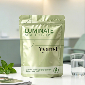 Polvo de Energía Natural Verde Menta Claro en Bolsa con Cierre, Bienestar Diario, OEM, Venta al Por Mayor, Marca Privada - Product Image 2