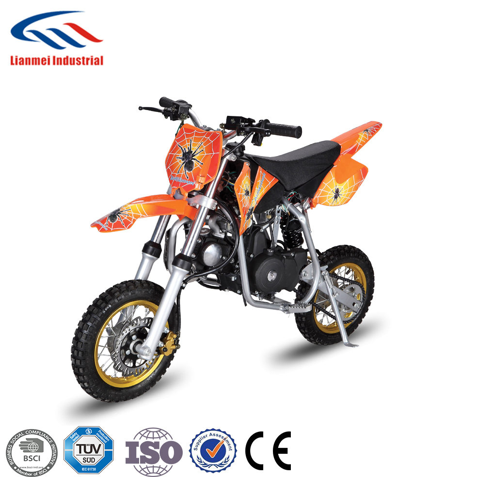 50ccm Dirtbike mit Kickstart für Kinder mit ce