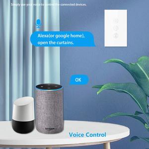 Interrupteur intelligent pour rideaux et volets roulants <span class=keywords><strong>WiFi</strong></span>, commande à distance via l'application Tuya Smart Life, fonction de réglage en pourcentage, interrupteur tactile sensible - Product Image 5