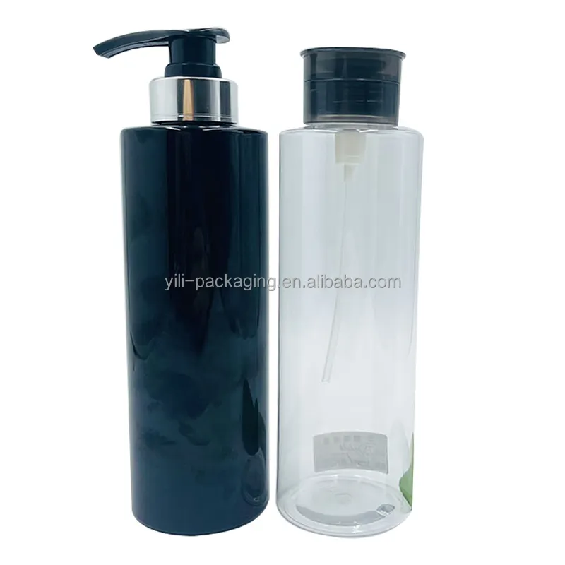 Shampoo reciclável fosco para pet, recipientes de garrafas de plástico fosco âmbar oval 50ml 500ml 15ml 250ml