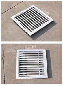 Grille de Diffusion d'Air Carrée en Alliage d'Aluminium et Plastique Personnalisée, Étanche, pour Extérieur, Durable et Réglable - Product Image 6