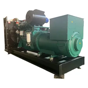 Gerador diesel 700kw 800kw 900kw 1000kw preço de fábrica geradores diesel silenciosos conjunto gerador aberto com motor de marca alternador