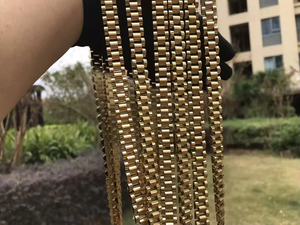 <span class=keywords><strong>Collana</strong></span> <span class=keywords><strong>Personalizzata</strong></span> Placcata Oro, Design Classico, <span class=keywords><strong>Collana</strong></span> con Cornice Nugget Rollie per Donna e Uomo, Gioielli con Catena a Maglia Cubana - Product Image 5