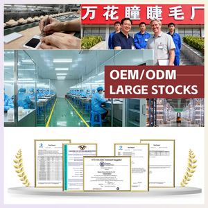 Tùy chỉnh mềm DIY Bán tay thực hiện Báo Chí trên lông mi cụm Kit bán buôn tốt PBT Fluffy dày đặc phân khúc lông mi cụm <span class=keywords><strong>15</strong></span> Hàng - Product Image 5