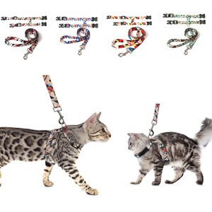 Harnais pour chat I Beam avec laisse réfléchissante, petite taille, pour utilisation en intérieur et en extérieur - Product Image 5