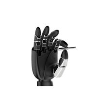 Pièces robotiques pour main robotique à cinq doigts, embout de préhension léger en acier inoxydable et aluminium usiné CNC, solution complète, MOQ 1, OEM