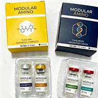 Boîte pliable personnalisée pour flacon de 3 ml pour peptide avec plateau en plastique thermoformé