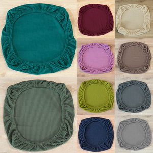 IDOTEX Jacquard Round <strong>Bar</strong> <strong>Stool</strong> <strong>Covers</strong> Stretch Seat Cushion Slipcovers for Dropshipping Elegant Style Barstool <strong>Covers</strong> - Product Image 3
