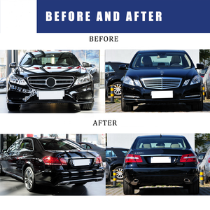 Pour Mercedes Benz <span class=keywords><strong>classe</strong></span> <span class=keywords><strong>E</strong></span> W212 2009-2013 Bodykit mise à niveau de nouvelles pièces de pare-chocs avant et arrière - Product Image 5