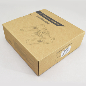 Airtac 1/4 1/2空気圧FRLコンビネーションユニットGC200-08 GC300-08 GC300-10 GC300-15 GC400-15フィルターレギュレータ潤滑装置継手 - Product Image 4