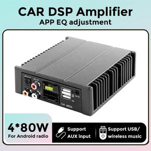Estéreo para Auto <span class=keywords><strong>Mekede</strong></span>, Audio de Alta Potencia 4x80W, Mejora de Sonido HIFI, Amplificador DSP Android para Radio Android, Super Bajo, Subwoofer - Product Image 2
