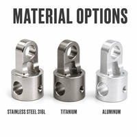 Pièces usinées CNC multi-axes en acier inoxydable 316L, titane, aluminium – Fournisseur de composants de précision pour la robotique
