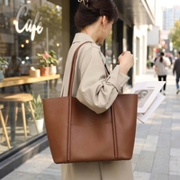 Sac à main de luxe en cuir PU pour femme, grand sac fourre-tout à bandoulière, grande capacité, pour le shopping, le bureau et les voyages
