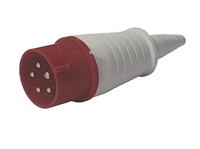 SFE SF-025L IP44 32A 380-415V 6H 3 P + N + E 5pin Matériel Nylon Gaine de câble triphasé Prise électrique industrielle avec queue pointue