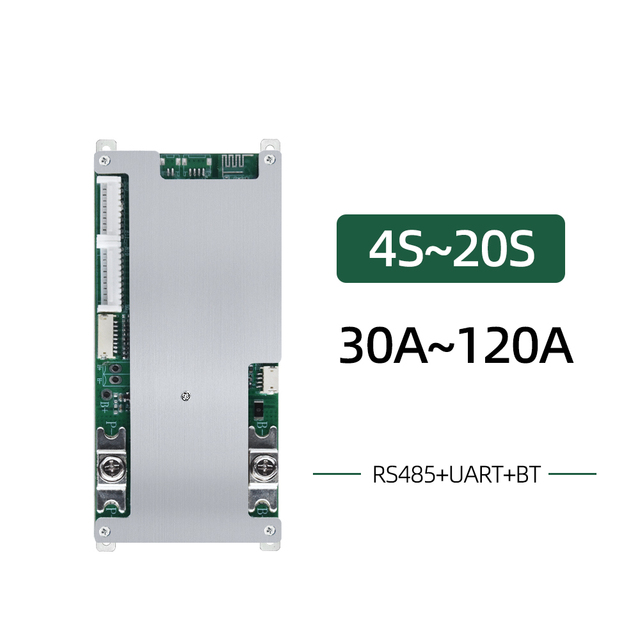 XJ Smart BT BMS 6S 7S 9S 11S 13S 15S 17S 21S 24S 36V 48V 72V 50A 100A 120A  ON/OFF Switch Software Battery Management System