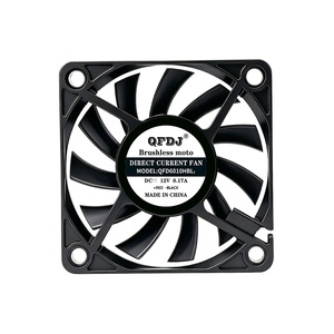 Ventilador DC 6010 de 60 mm x 60 mm x 10 mm, 12 V, delgado, silencioso, para electrónica - Product Image 2