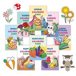 Mini Coloring <b>Books</b> Party Favors Classroom Supplies Crafts for Kids Learning to Draw Road Trip Activities Art <b>Kit</b> with Crayons - Product Image 1