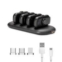 Mini Power Bank Rechargeable, 1000 mah, 4 Station, prix d'usine
