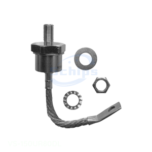 Electronic Components Sale Single Diodes BOM IC In Stock DIODE STD REV 800V 150A DO205AA DO-205AA, DO-8, Stud VS-150UR80DL - Product Image 1