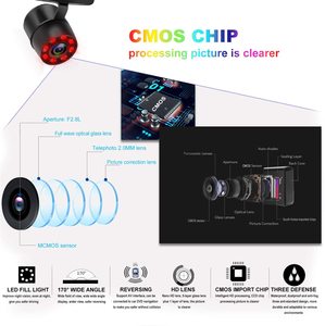 Sao lưu máy ảnh xe phía trước/Bên/Phía sau xem máy ảnh không thấm nước đảo ngược máy ảnh IR đêm tầm nhìn phía sau xem máy ảnh hướng dẫn đậu xe dòng - Product Image 3