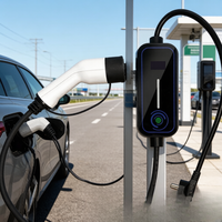 Neue Jinghu Straßenrand-Rettungs-EV-Ladestation 3,5-7kW Typ 2 Anschluss IP54 Wetterfest Mobile Bedienung Plug&Charge TA-AC-B1-P