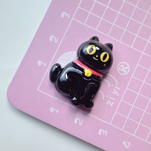 Charm <span class=keywords><strong>in</strong></span> Resina <span class=keywords><strong>per</strong></span> <span class=keywords><strong>Halloween</strong></span>, Gatto Nero Cartoon <span class=keywords><strong>per</strong></span> Decorazione Fai-<span class=keywords><strong>da</strong></span>-Te di Cover <span class=keywords><strong>per</strong></span> Telefoni e Fermagli <span class=keywords><strong>per</strong></span> Capelli - Product Image 3