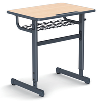 Ensemble de bureau et chaise en bois moderne pour l'école primaire, la maternelle et le bureau à domicile