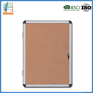 <span class=keywords><strong>Tableau</strong></span> d'affichage <span class=keywords><strong>mural</strong></span> en <span class=keywords><strong>feutre</strong></span> verrouillable pour écoles et usines, avec <span class=keywords><strong>tableau</strong></span> blanc magnétique extérieur combiné, fabriqué par le fabricant - Product Image 5