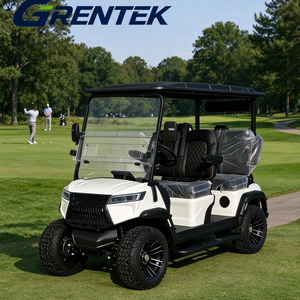 Nuevo Diseño de Carro de Golf Eléctrico de 4 Asientos con Ruedas de 14 Pulgadas, Altavoces y Color Personalizado - Product Image 1