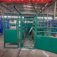 Corral de Alta Calidad para Ganado, de Acero Galvanizado Resistente, para Cría de Ganado Vacuno y Ovino, Ecológico y Fácil de Montar