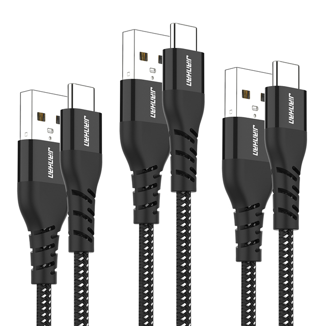 Hot Selling 3A Fast Charging USB a to USB C 2.0 Nylon Braided High Speed Data Syncing USB Cable