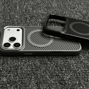 เคสโทรศัพท์แม่เหล็กด้านกระจายความร้อนรังผึ้งสำหรับ <span class=keywords><strong>iPhone</strong></span> 17 PRO MAX เคสโทรศัพท์สำหรับ <span class=keywords><strong>iPhone</strong></span> 12 13 14 PLUS 16 - Product Image 2