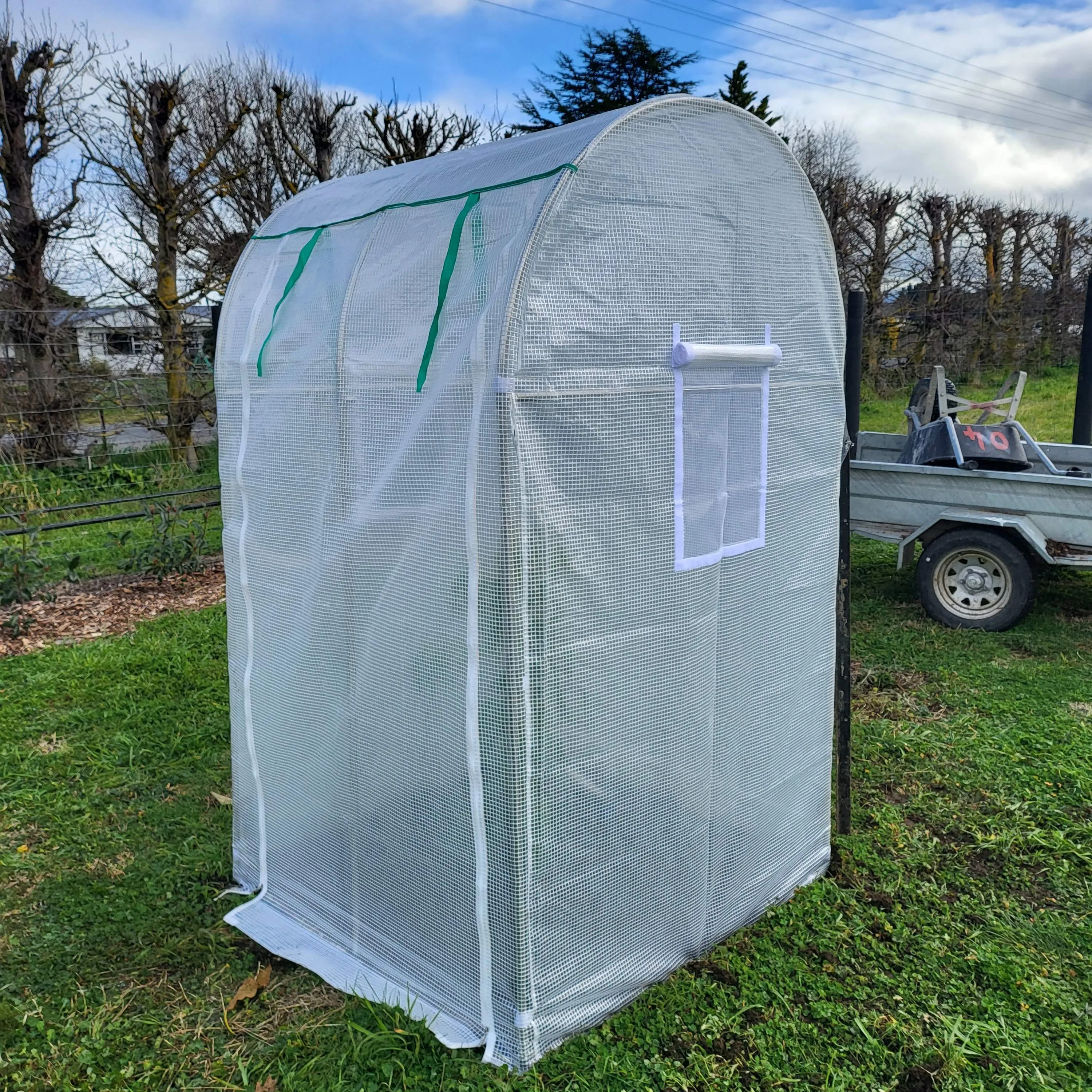 Fournitures de jardinage domestique, serre de culture en plastique pour maison, Tunnel en Poly, marche dans le jardin