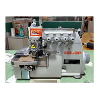 Machine à coudre surjeteuse industrielle Siruba 757KT 5 fils à grande vitesse, entraînement direct, économie d'énergie, pour matériaux lourds