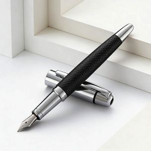 PU Luxury Metal Fountain <b>Pen</b> Men's Calligraphy <b>Pen</b> with a Writing Diameter of 0.5mm High Quality Signature <b>Pen</b> with Custom logo - Product Image 2