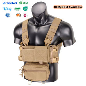 سترة تكتيكية متعددة الوظائف قابلة للتوسيع والتثبيت على الصدر، مصنوعة حسب الطلب من مصنع معتمد من BSCI - Product Image 1