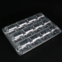 Contenants en plastique pour macarons en gros - Convient pour 12 ou 24 macarons - Plateaux de présentation pour emballages de macarons