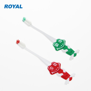 Cepillo de dientes de plástico con forma de animal para niños de estilo clásico, cepillo de dientes de plástico con logotipo Oem - Product Image 5