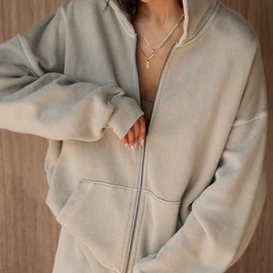 Wholesale Custom Logo Winter Autumn Unisex Cotton Oversized Blank Heavyweight <b>Hoodie</b> Quality Plain Pullover Thick Fleece Hoodies - Product Image 1