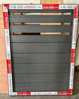 Portail en WPC pour jardin extérieur, en promotion