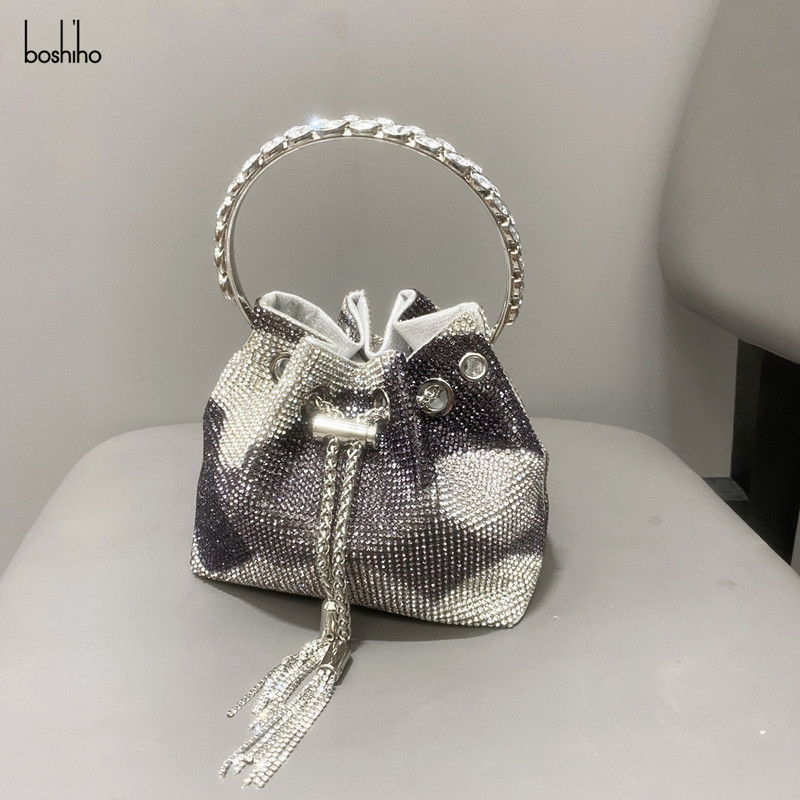 Diamonds Tassel Evening Clutch Bag Party