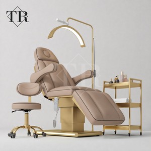 Lit de soin esthétique électrique Turri Luxury Cosmetic Bed Camilla Electrica Esttica, lit de spa électrique pour clinique, lit de cosmétique, lit de traitement facial - Product Image 1