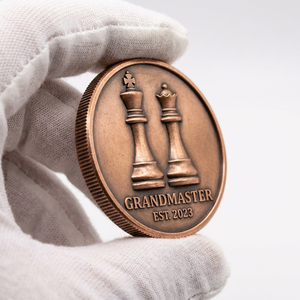 Moneda de cobre personalizada al por mayor para amantes de los juegos de estrategia, con grabado de año establecido - Product Image 1